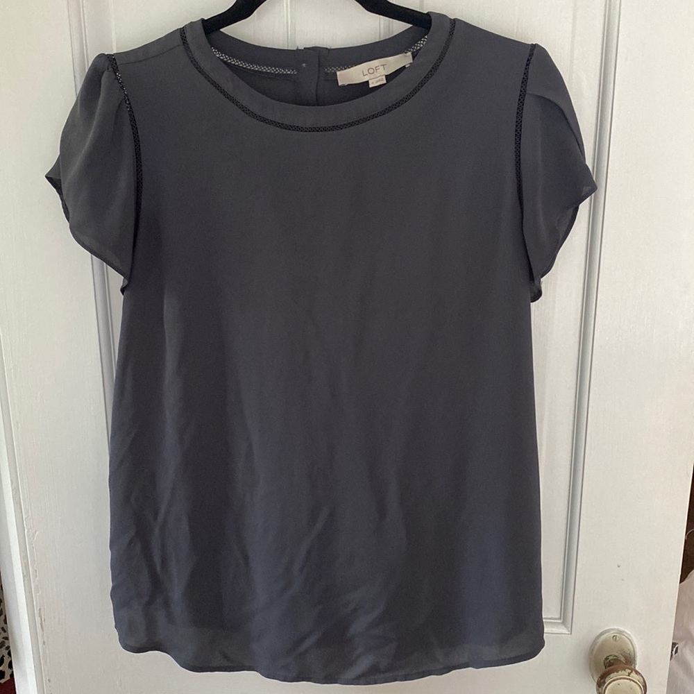 Gray Loft Blouse